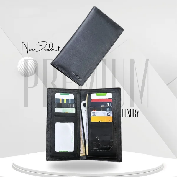 Luxury Long Wallet (Black)