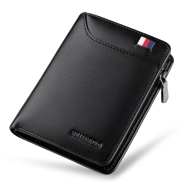 WilliamPOLO Short wallet - Genuine Cow Leather